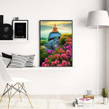 Carica l'immagine nel visualizzatore di Gallery, Statua di Buddha - diamante rotondo completo - 30x40cm