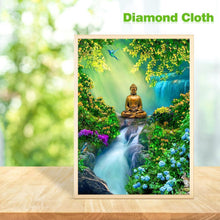 Carica l'immagine nel visualizzatore di Gallery, Statua di Buddha - diamante rotondo completo - 30x40cm
