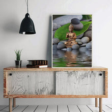 Carica l'immagine nel visualizzatore di Gallery, Statua di Buddha - diamante rotondo completo - 30x40cm