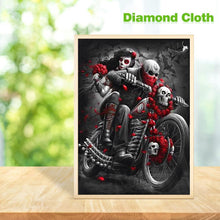 Carica l'immagine nel visualizzatore di Gallery, Bellezza del cranio - diamante rotondo - 30x40cm