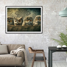 Carica l'immagine nel visualizzatore di Gallery, Uccelli - diamante rotondo - 40x30cm