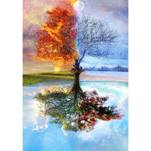 Carica l'immagine nel visualizzatore di Gallery, Albero appeso - diamante rotondo - 40x60cm