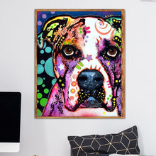 Carica l'immagine nel visualizzatore di Gallery, Cane - diamante rotondo - 25x30cm