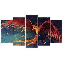 Carica l'immagine nel visualizzatore di Gallery, 5pcs firebird - pittura di diamante rotondo - 95x45cm