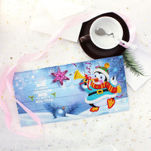 Carica l'immagine nel visualizzatore di Gallery, 8 pezzi / set Biglietti di auguri di Natale Pittura diamante