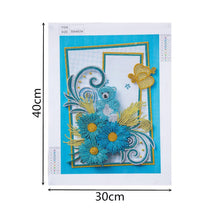 Carica l'immagine nel visualizzatore di Gallery, Fiore - Pittura diamante parziale a forma speciale 30*40cm