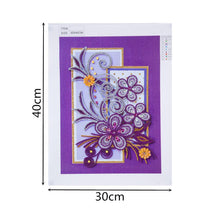 Carica l'immagine nel visualizzatore di Gallery, Fiore - Pittura diamante parziale a forma speciale 30*40cm
