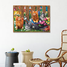 Carica l'immagine nel visualizzatore di Gallery, Arte - diamante rotondo - 40x30cm