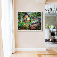 Carica l'immagine nel visualizzatore di Gallery, Paesaggio auto - diamante rotondo pieno - 40x30cm