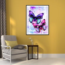 Carica l'immagine nel visualizzatore di Gallery, Farfalla - diamante rotondo - 30x40cm