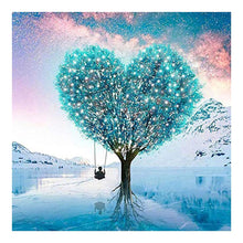 Carica l'immagine nel visualizzatore di Gallery, Albero d'amore - diamante rotondo - 30x30cm