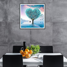 Carica l'immagine nel visualizzatore di Gallery, Albero d'amore - diamante rotondo - 30x30cm