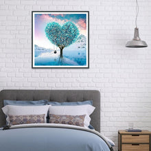Carica l'immagine nel visualizzatore di Gallery, Albero d'amore - diamante rotondo - 30x30cm