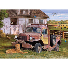 Carica l'immagine nel visualizzatore di Gallery, Paesaggio rurale - diamante rotondo - 40x30cm
