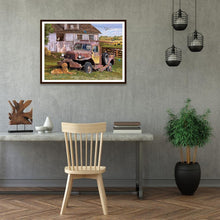 Carica l'immagine nel visualizzatore di Gallery, Paesaggio rurale - diamante rotondo - 40x30cm