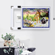 Carica l'immagine nel visualizzatore di Gallery, Cervi natura - diamante rotondo pieno - 40x30cm
