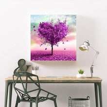 Carica l'immagine nel visualizzatore di Gallery, Albero d'amore - diamante rotondo - 35x35cm