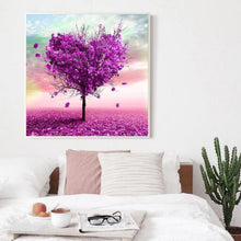 Carica l'immagine nel visualizzatore di Gallery, Albero d'amore - diamante rotondo - 35x35cm