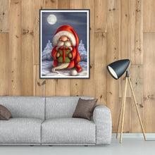 Carica l'immagine nel visualizzatore di Gallery, Pupazzo di neve - diamante rotondo - 30x40cm
