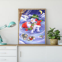 Carica l'immagine nel visualizzatore di Gallery, Babbo Natale animale - diamante rotondo completo - 40x30cm