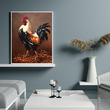 Carica l'immagine nel visualizzatore di Gallery, Gallo - diamante rotondo - 30x40cm
