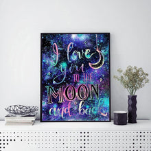 Carica l'immagine nel visualizzatore di Gallery, Cielo notturno - diamante rotondo - 30x40cm