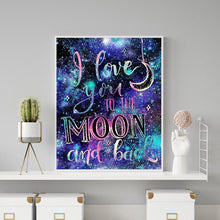 Carica l'immagine nel visualizzatore di Gallery, Cielo notturno - diamante rotondo - 30x40cm