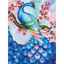 Carica l'immagine nel visualizzatore di Gallery, Peafowl - diamante rotondo - 30x40cm