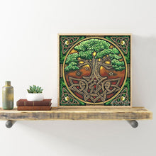 Carica l'immagine nel visualizzatore di Gallery, Albero - diamante rotondo - 30x30cm