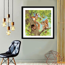 Carica l'immagine nel visualizzatore di Gallery, Scoiattolo - diamante rotondo - 30x30cm