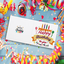 Carica l'immagine nel visualizzatore di Gallery, 12pcs compleanno biglietto di auguri pittura diamante