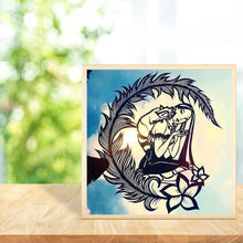 Carica l'immagine nel visualizzatore di Gallery, Fox girl - diamante rotondo completo - 30x30cm