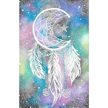 Carica l'immagine nel visualizzatore di Gallery, Dreamcatcher - diamante rotondo - 30x40cm
