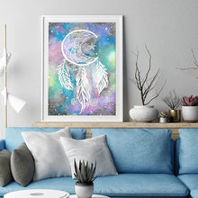 Carica l'immagine nel visualizzatore di Gallery, Dreamcatcher - diamante rotondo - 30x40cm
