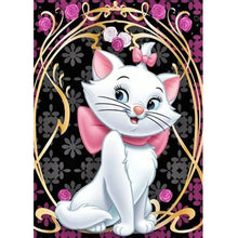 Carica l'immagine nel visualizzatore di Gallery, Gatti - diamante rotondo - 40x30cm
