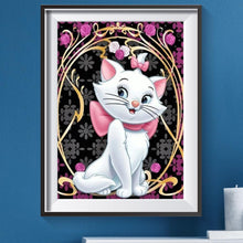 Carica l'immagine nel visualizzatore di Gallery, Gatti - diamante rotondo - 40x30cm