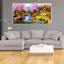 Carica l'immagine nel visualizzatore di Gallery, Scena - diamante rotondo - 55x100cm