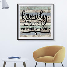 Carica l'immagine nel visualizzatore di Gallery, Famiglia - diamante rotondo - 30x30cm