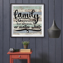 Carica l'immagine nel visualizzatore di Gallery, Famiglia - diamante rotondo - 30x30cm