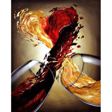 Carica l'immagine nel visualizzatore di Gallery, Vino - diamante rotondo - 30x40cm