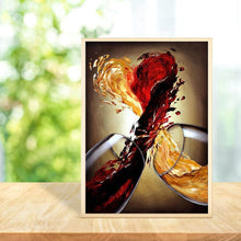 Carica l'immagine nel visualizzatore di Gallery, Vino - diamante rotondo - 30x40cm