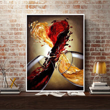 Carica l'immagine nel visualizzatore di Gallery, Vino - diamante rotondo - 30x40cm