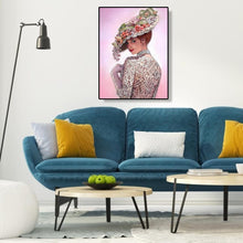 Carica l'immagine nel visualizzatore di Gallery, Lady smile - diamante rotondo - 30x40cm