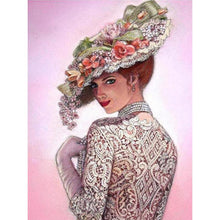 Carica l'immagine nel visualizzatore di Gallery, Lady smile - diamante rotondo - 30x40cm