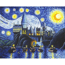 Carica l'immagine nel visualizzatore di Gallery, Notte stellata - diamante rotondo - 30x40cm