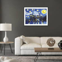 Carica l'immagine nel visualizzatore di Gallery, Notte stellata - diamante rotondo - 30x40cm
