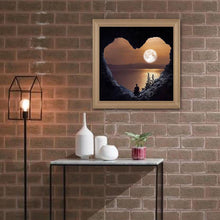 Carica l'immagine nel visualizzatore di Gallery, Montagna del cuore - pittura completa di diamanti - 30x30cm