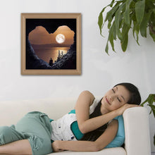 Carica l'immagine nel visualizzatore di Gallery, Montagna del cuore - pittura completa di diamanti - 30x30cm