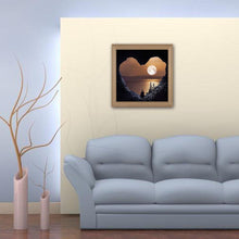 Carica l'immagine nel visualizzatore di Gallery, Montagna del cuore - pittura completa di diamanti - 30x30cm