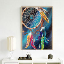 Carica l'immagine nel visualizzatore di Gallery, Dreamcatcher - diamante rotondo - 30x40cm